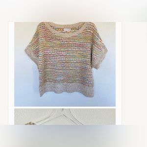 Anthropologie Yareli Boho Sweater Tee | S